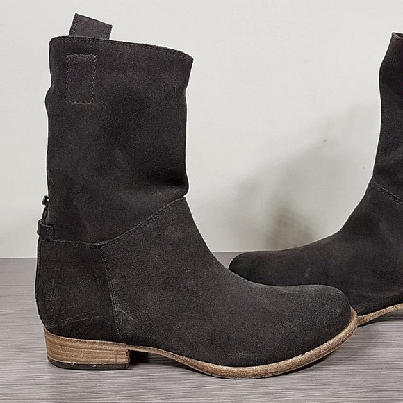 Alberto Fermani Umbria Slouch Boot, Brown Suede, Womens Size 5.5 / 35.5 - Picture 7 of 10